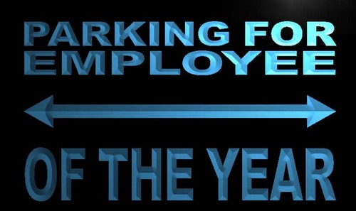 Parking For Employee of the Year Neon Light Sign